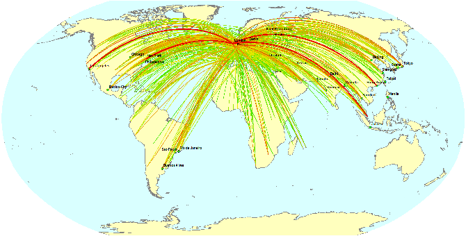 Coverage of emissions from international aviation: regional approach based on departing and/or arriving flights